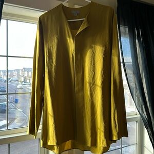 COS silk pull-over shirt NWOT